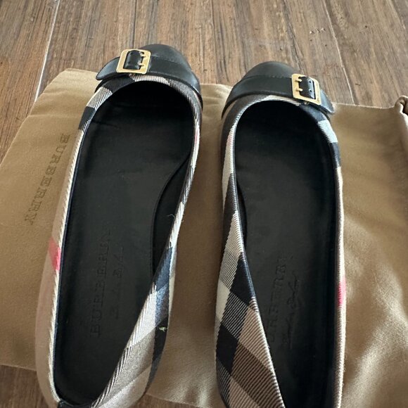 BURBERRY Housecheck Avon HC Ballerina, classic flats, Size 38 - Picture 3 of 8